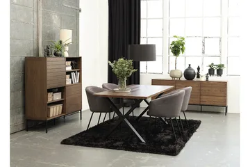 Amena Lenestol - Mørkegrå - Møbler - Stoler - Spisestuestoler & kjøkkenstoler