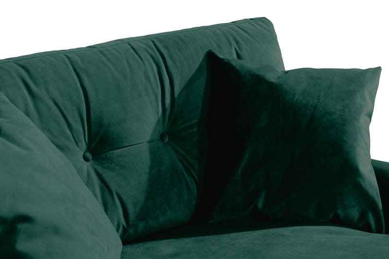 Andrew Loveseat Fløyel - Mørkegrønn/Messing - Møbler - Stoler - Lenestoler