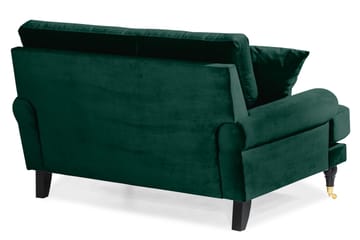 Andrew Loveseat Fløyel - Mørkegrønn/Messing - Møbler - Stoler - Lenestoler
