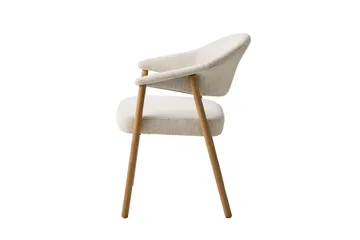 Ansari Lenestol - Beige - Møbler - Stoler - Spisestuestoler & kjøkkenstoler