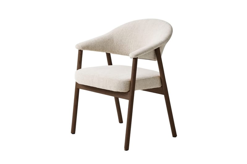 Ansari Lenestol - Beige - Møbler - Stoler - Spisestuestoler & kjøkkenstoler