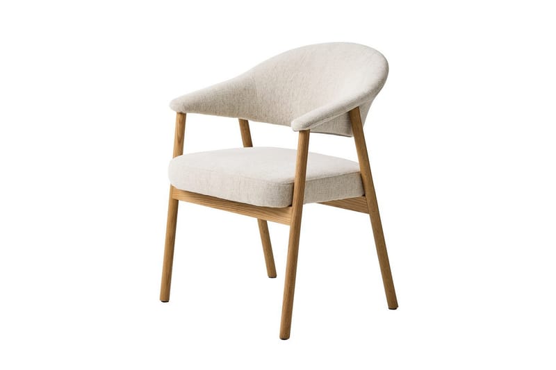 Ansari Lenestol - Beige - Møbler - Stoler - Spisestuestoler & kjøkkenstoler