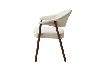 Ansari Lenestol - Beige - Møbler - Stoler - Spisestuestoler & kjøkkenstoler