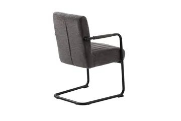 Arav Lenestol - Mørkegrå - Møbler - Stoler - Spisestuestoler & kjøkkenstoler