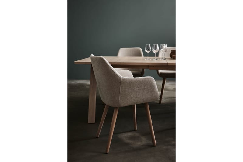 Armlenestol Rumba - Beige - Møbler - Stoler - Spisestuestoler & kjøkkenstoler