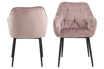 Armstol Olze - Rosa - Møbler - Stoler - Spisestuestoler & kjøkkenstoler
