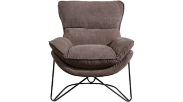 Artemis lenestol i stoff - Biscuit - Møbler - Stoler - Lenestoler