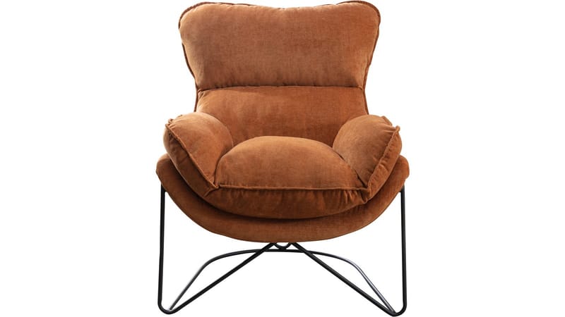 Artemis lenestol i stoff - oker - Møbler - Stoler - Lenestoler