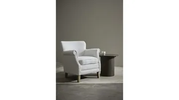 Asolo lenestol i stoff - Beige - Møbler - Stoler - Lenestoler