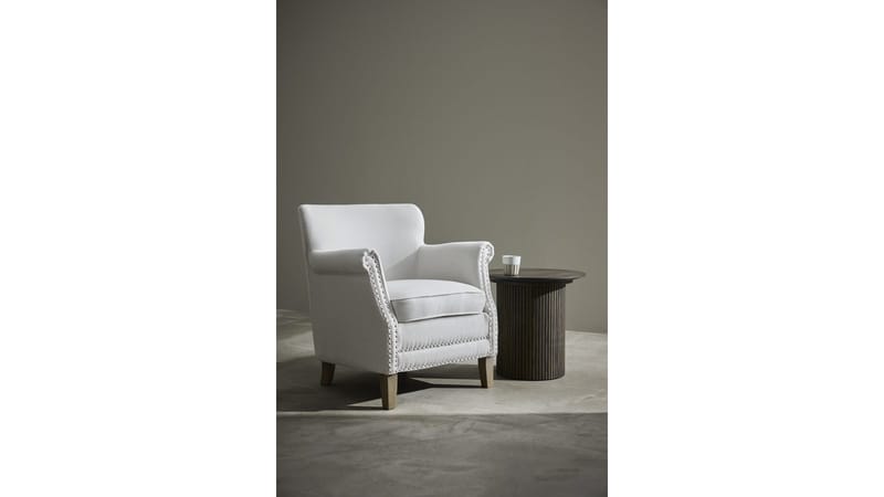 Asolo lenestol i stoff - Beige - Møbler - Stoler - Lenestoler