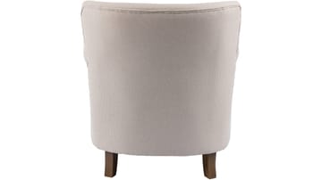 Asolo lenestol i stoff - Beige - Møbler - Stoler - Lenestoler