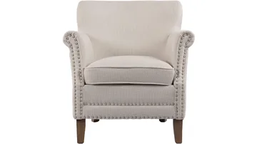 Asolo lenestol i stoff - Beige - Møbler - Stoler - Lenestoler