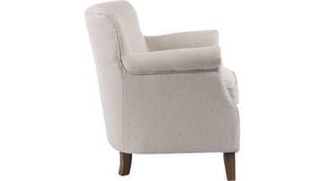 Asolo lenestol i stoff - Beige - Møbler - Stoler - Lenestoler