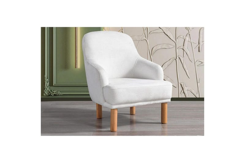 Astran Lenestol - Kremhvit - Møbler - Stoler - Lenestoler