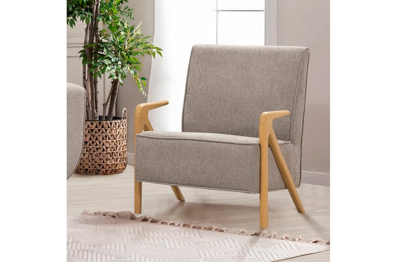 Austen Lenestol - Grå - Møbler - Stoler - Lenestoler