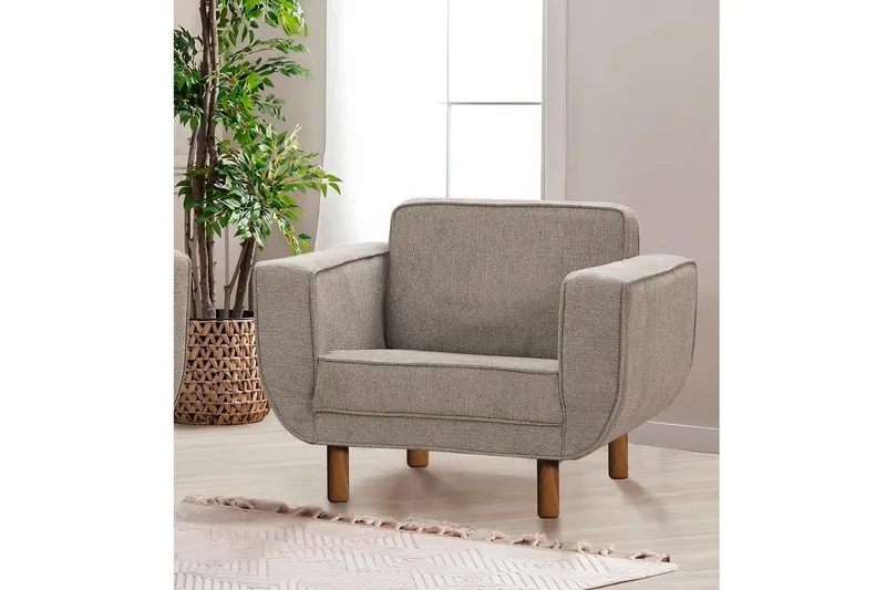 Austen Lenestol - Grå - Møbler - Stoler - Lenestoler