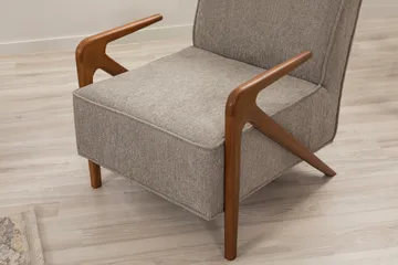 Austen Lenestol - Grå - Møbler - Stoler - Lenestoler