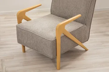 Austen Lenestol - Grå - Møbler - Stoler - Lenestoler