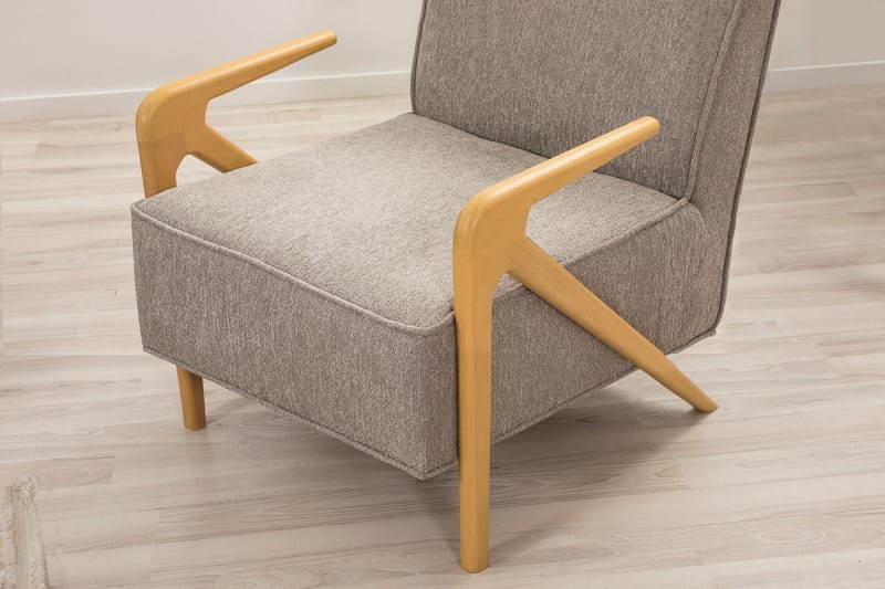 Austen Lenestol - Grå - Møbler - Stoler - Lenestoler