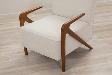 Austen Lenestol - Krem - Møbler - Stoler - Lenestoler