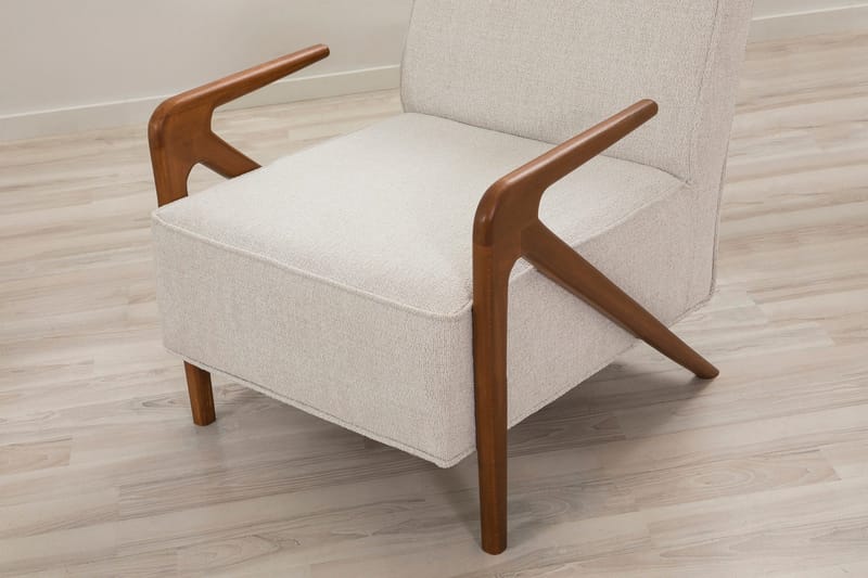 Austen Lenestol - Krem - Møbler - Stoler - Lenestoler