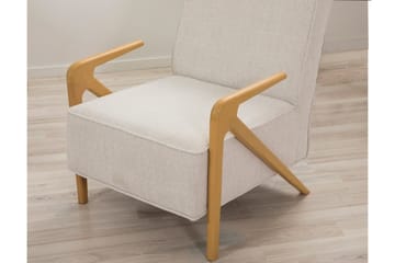 Austen Lenestol - Krem - Møbler - Stoler - Lenestoler