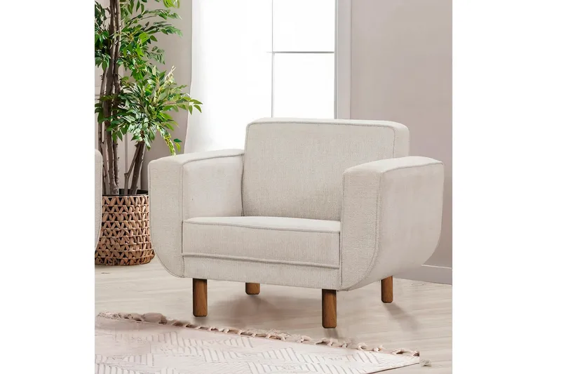 Austen Lenestol - Krem - Møbler - Stoler - Lenestoler