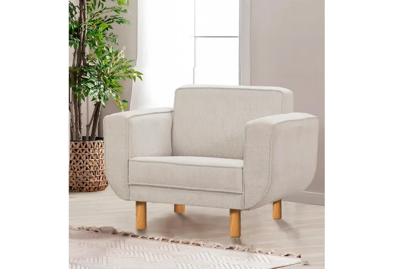 Austen Lenestol - Krem - Møbler - Stoler - Lenestoler