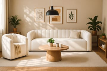 Avadala Stol - Beige - Møbler - Stoler - Lenestoler