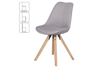 Baano Spisestol - Lys grå - Møbler - Stoler - Spisestuestoler & kjøkkenstoler