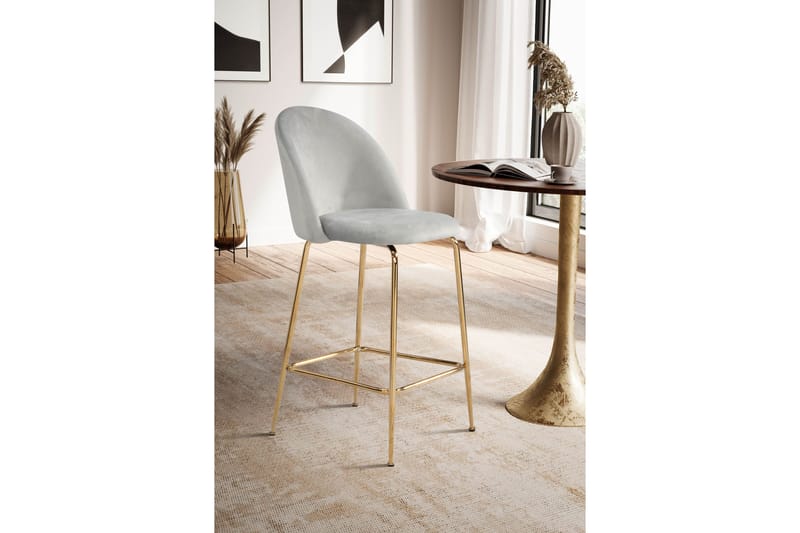 Babbi Barstol 102 cm - Lys grå - Møbler - Stoler - Barstol