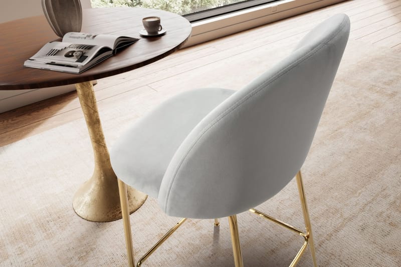 Babbi Barstol 102 cm - Lys grå - Møbler - Stoler - Barstol