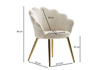 Babbli Krakk - Beige/Turkis - Møbler - Stoler - Spisestuestoler & kjøkkenstoler