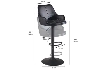 Badan Barstol 106 cm - Antrasitt - Møbler - Stoler - Barstol
