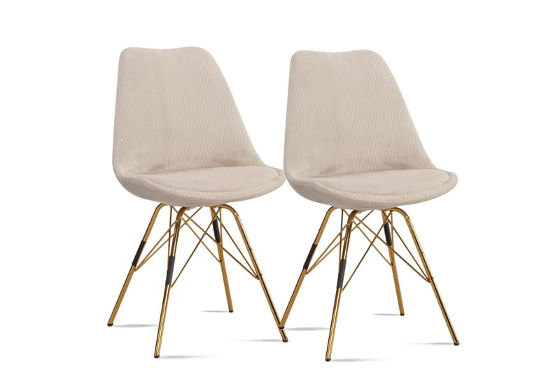 Badoni Lenestol - Beige - Møbler - Stoler - Spisestuestoler & kjøkkenstoler