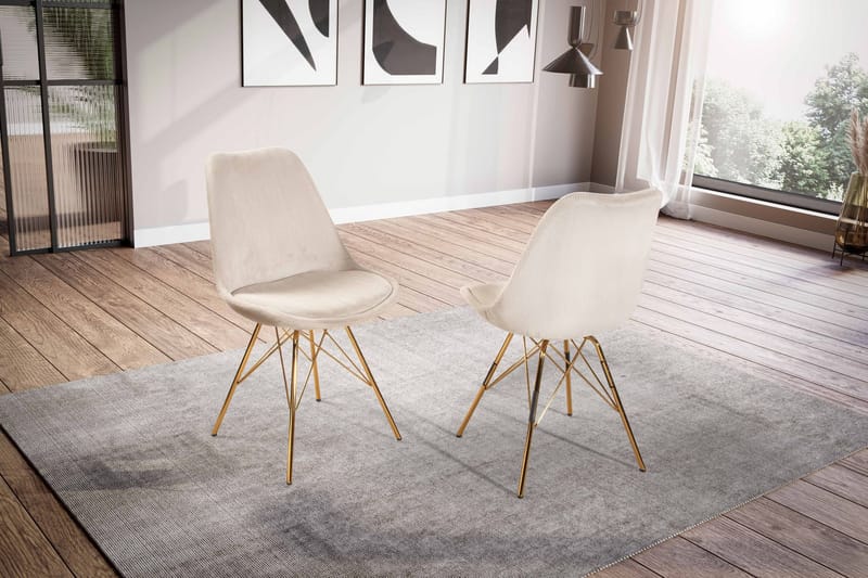 Badoni Lenestol - Beige - Møbler - Stoler - Spisestuestoler & kjøkkenstoler