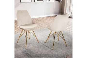 Badoni Lenestol - Beige - Møbler - Stoler - Spisestuestoler & kjøkkenstoler