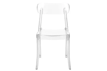 Bankettstol Beliani Covington set om 2 Transparent - Møbler - Stoler - Spisestuestoler & kjøkkenstoler