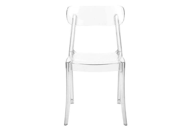 Bankettstol Beliani Covington set om 2 Transparent - Møbler - Stoler - Spisestuestoler & kjøkkenstoler