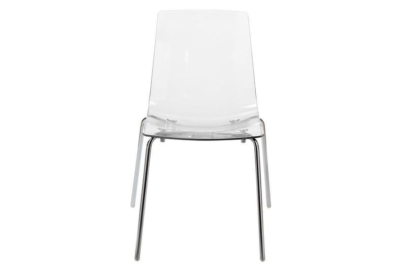 Bankettstol Beliani Silerton set om 2 Transparent - Møbler - Stoler - Spisestuestoler & kjøkkenstoler