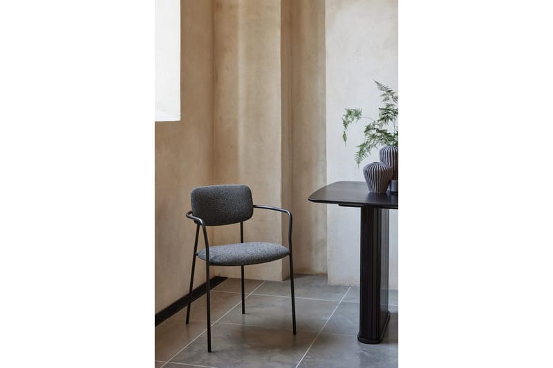 Bano Lenestol - Mørk grå - Møbler - Stoler - Spisestuestoler & kjøkkenstoler
