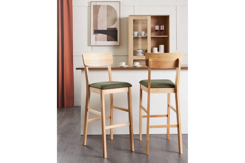 Bargrupp Dark green - Møbler - Stoler - Barstol