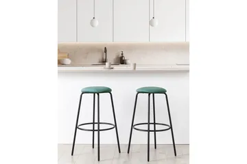 Bargrupp Emerald green - Møbler - Stoler - Barstol