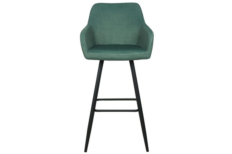 Barstol Beliani Casmalia set om 2 Beige-Svart Dark green - Møbler - Stoler - Barstol