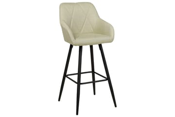 Barstol Beliani Darien set om 2 Grön-Svart Light green - Møbler - Stoler - Barstol