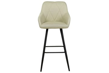 Barstol Beliani Darien set om 2 Grön-Svart Light green - Møbler - Stoler - Barstol