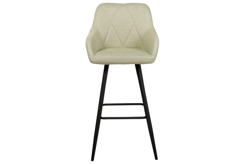 Barstol Beliani Darien set om 2 Grön-Svart Light green - Møbler - Stoler - Barstol