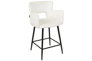Barstol Beliani Sanilac set om 2 Blå-Svart Cream white VALUE_MISSING_18024 - Møbler - Stoler - Barstol