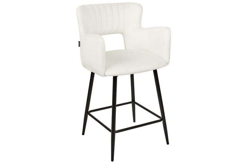 Barstol Beliani Sanilac set om 2 Blå-Svart Cream white VALUE_MISSING_18024 - Møbler - Stoler - Barstol