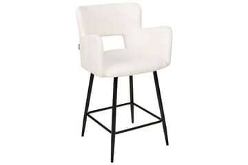 Barstol Beliani Sanilac set om 2 Blå-Svart Cream white VALUE_MISSING_7 - Møbler - Stoler - Barstol